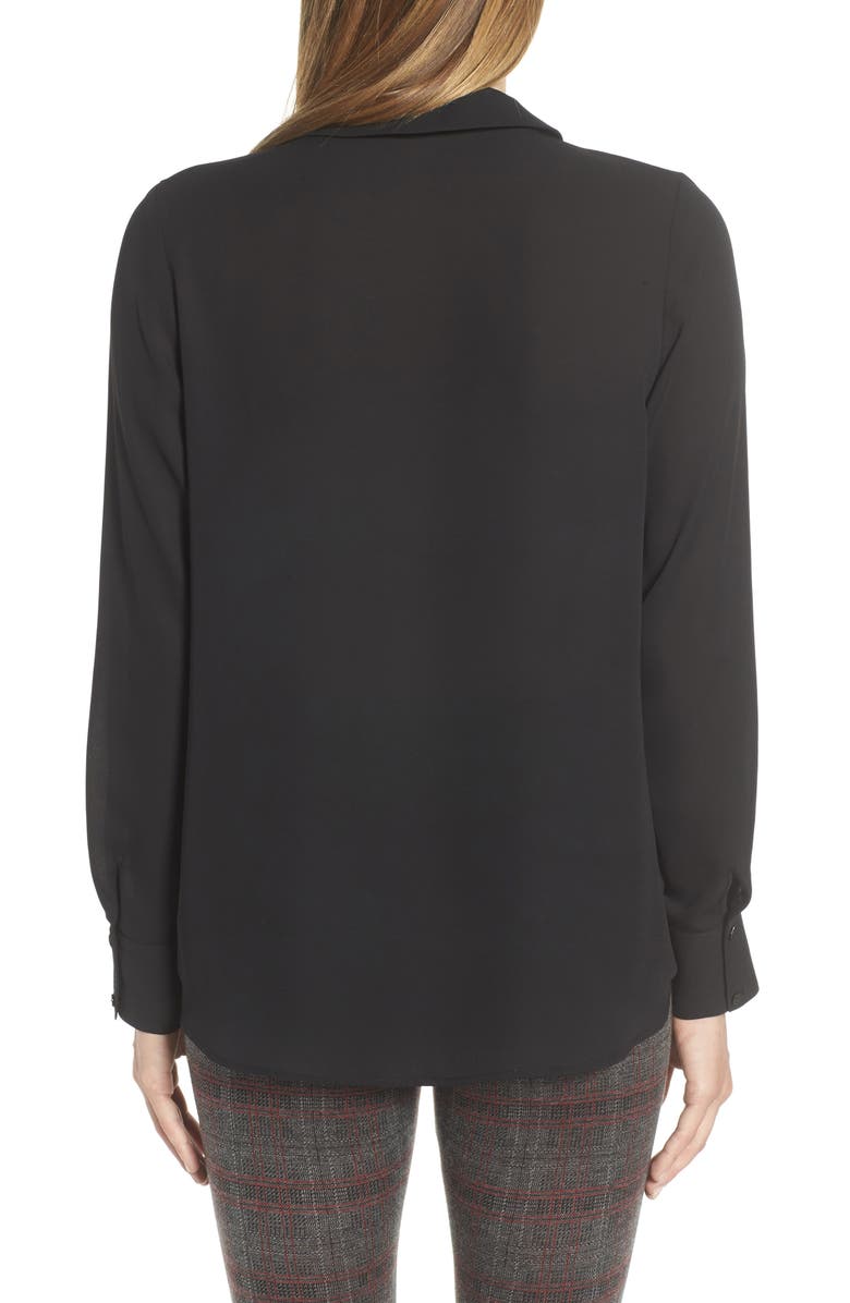 GIBSONLOOK Gibson Surplice Drape Front Blouse, Alternate, color, 
