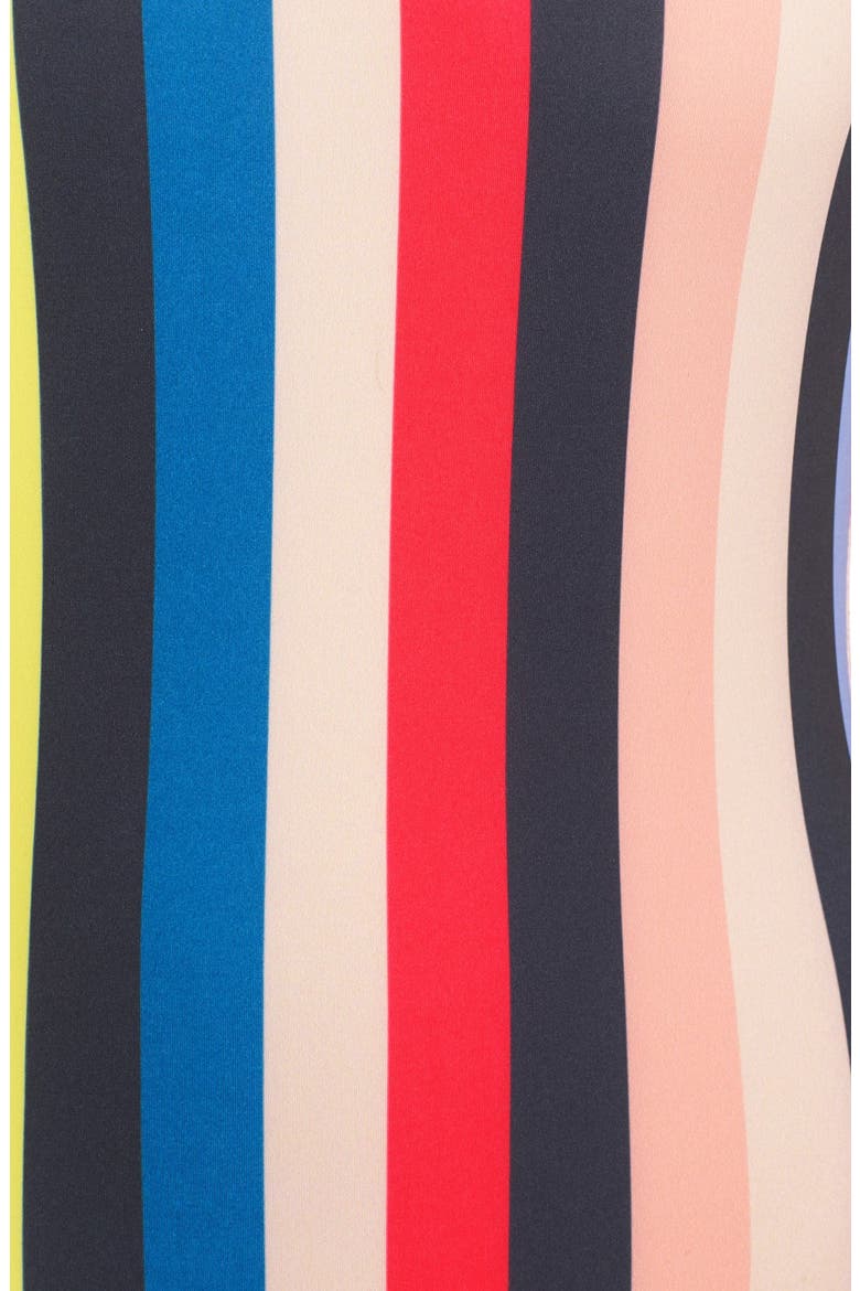 'The Anne-Marie' Scoop Back One-Piece Swimsuit, Alternate, color, MULTI COLOR STRIPE