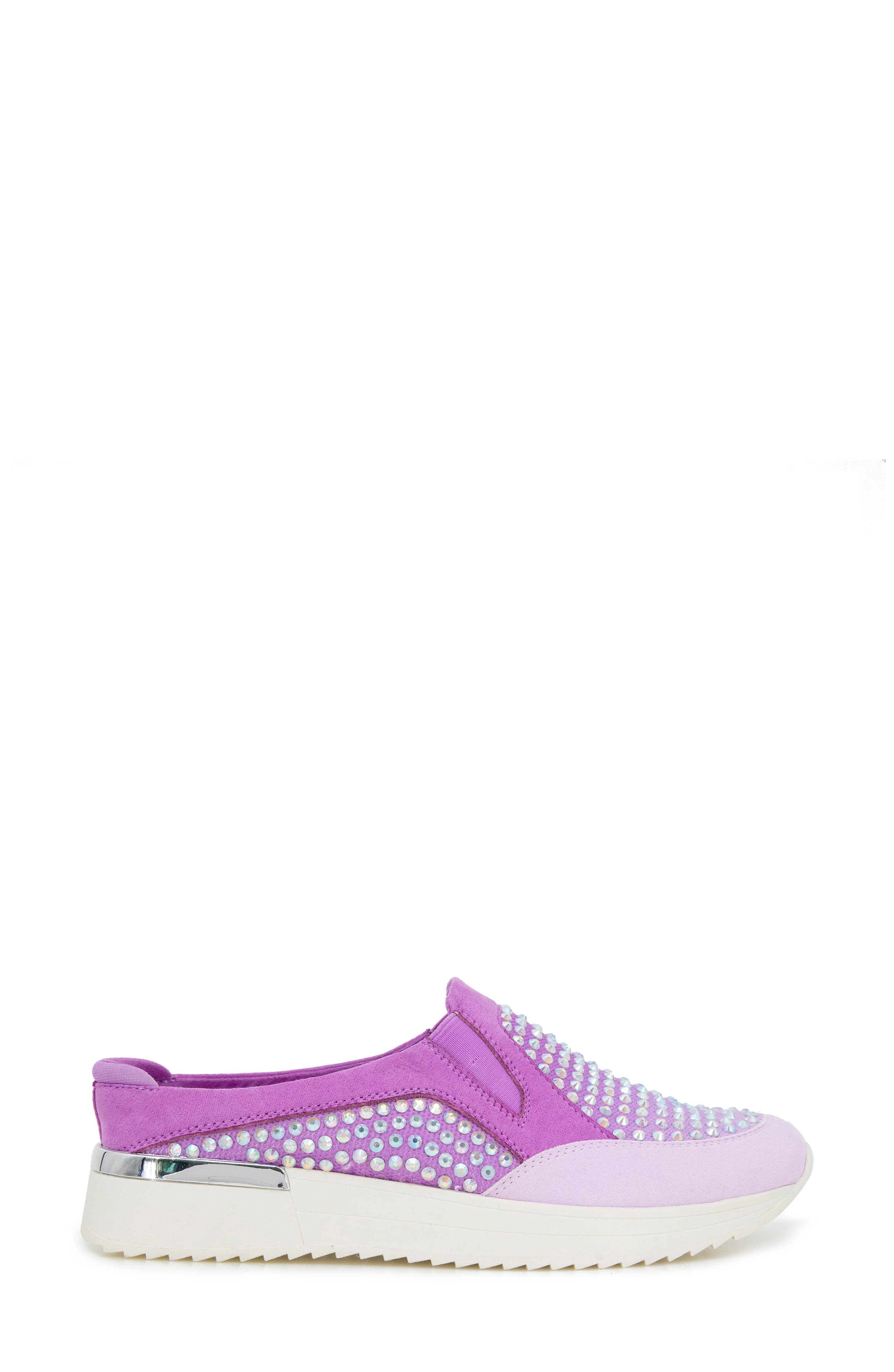 Cameron Rhinestone Sneaker Mule, Alternate, color, PANSY OMBRE KNIT