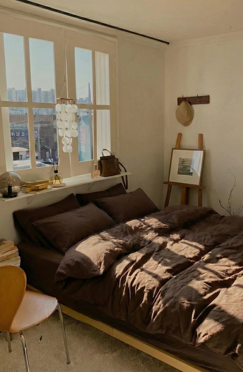 Ever Lasting Latte Bedding Set, Alternate, color, Latte Brown, Flat