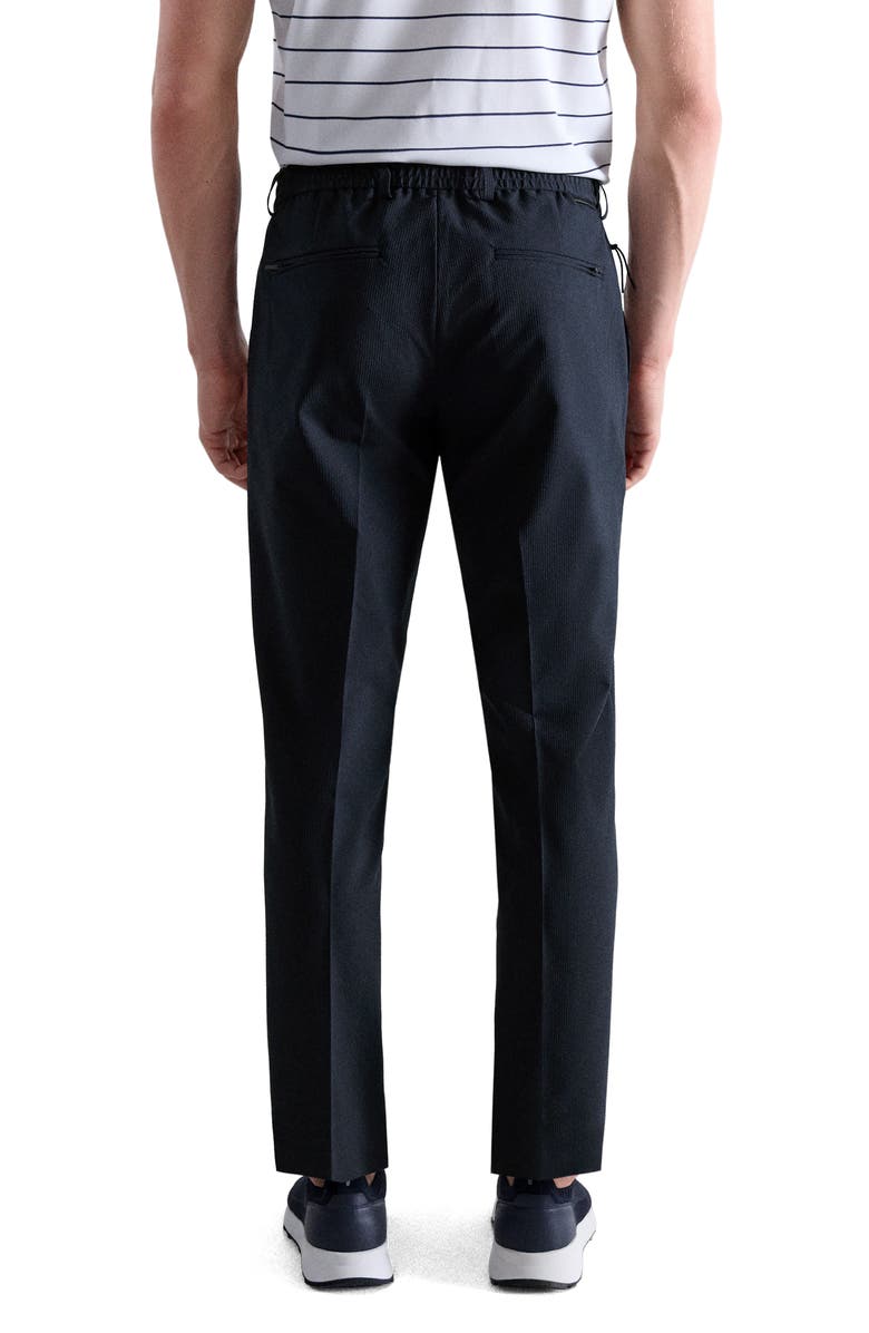MANGO Slim Fit Pants, Alternate, color, Navy