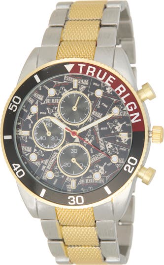 True Religion Buddha Chronograph Bracelet Watch, 44mm | Nordstromrack