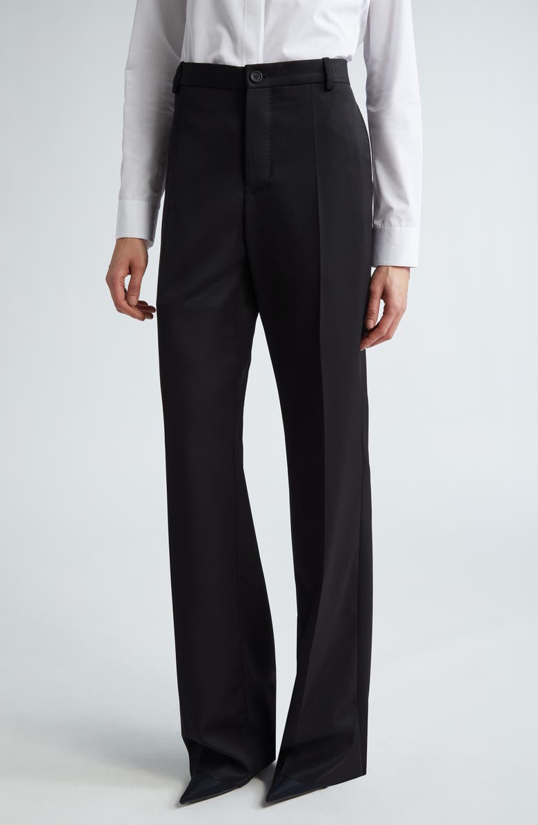 Balenciaga Tailored Wool Pants, Main, color, 