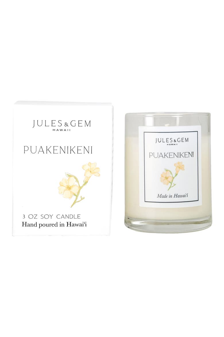 Scented Soy Wax Candle, Alternate, color, PUAKENIKENI