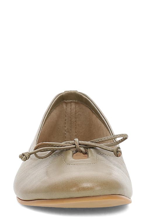 Frye Emma Ballet Flat In Eucalyptus