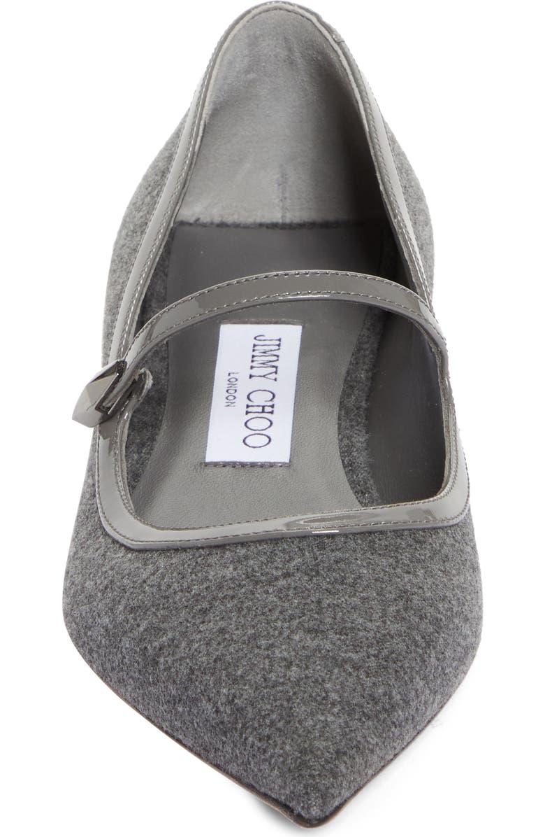 Jimmy Choo Carolyn Pointed Toe Mary Jane Flat, Alternate, color,