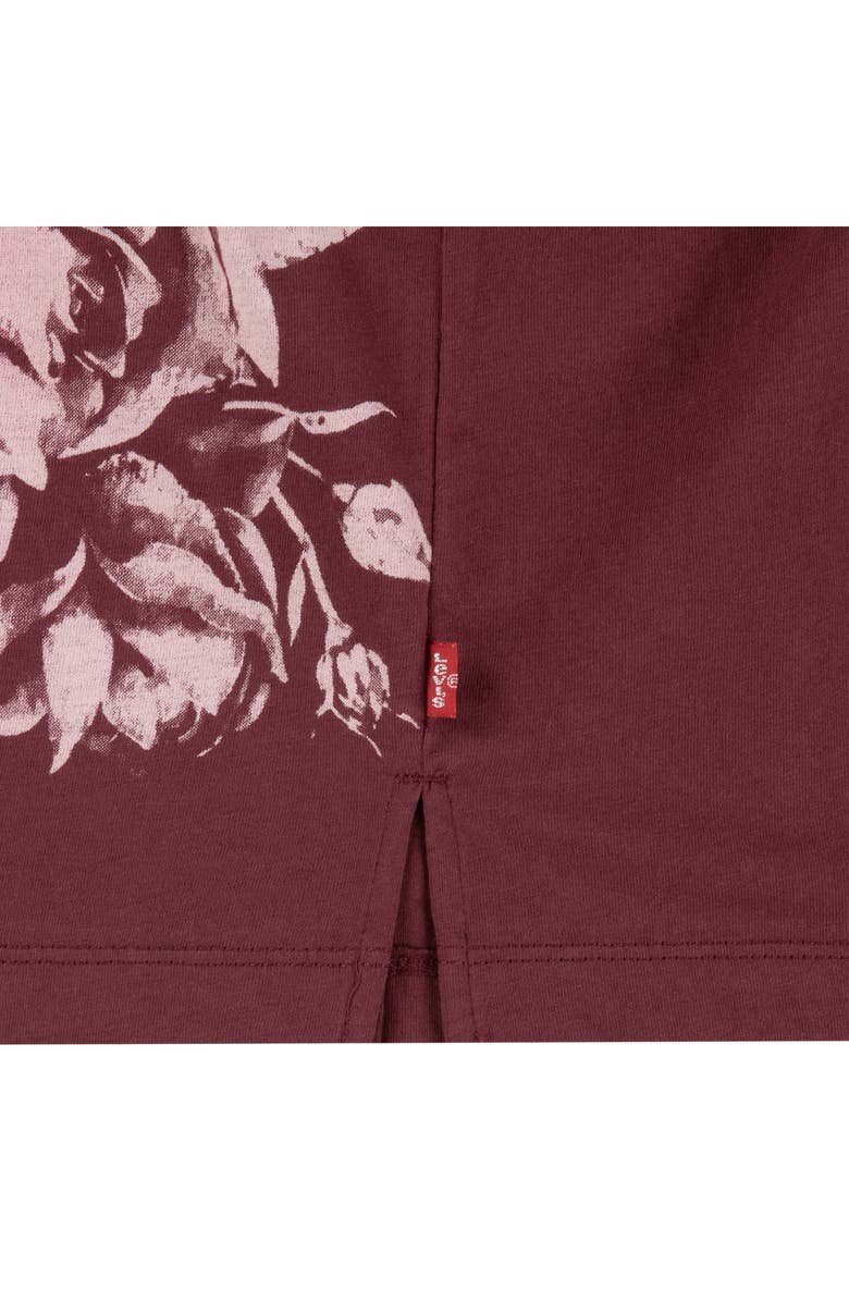 Levi's<sup>®</sup> Kids' Print Oversize Tee, Alternate, color, Chocolate Truffle