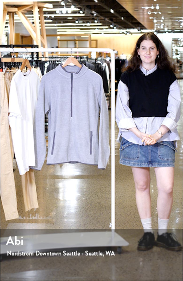 Fade Half Zip Fleece Pullover, sales video thumbnail