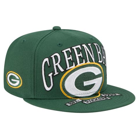 Men's New Era Green Green Bay Packers  Oversized 59FIFTY Fitted Hat
