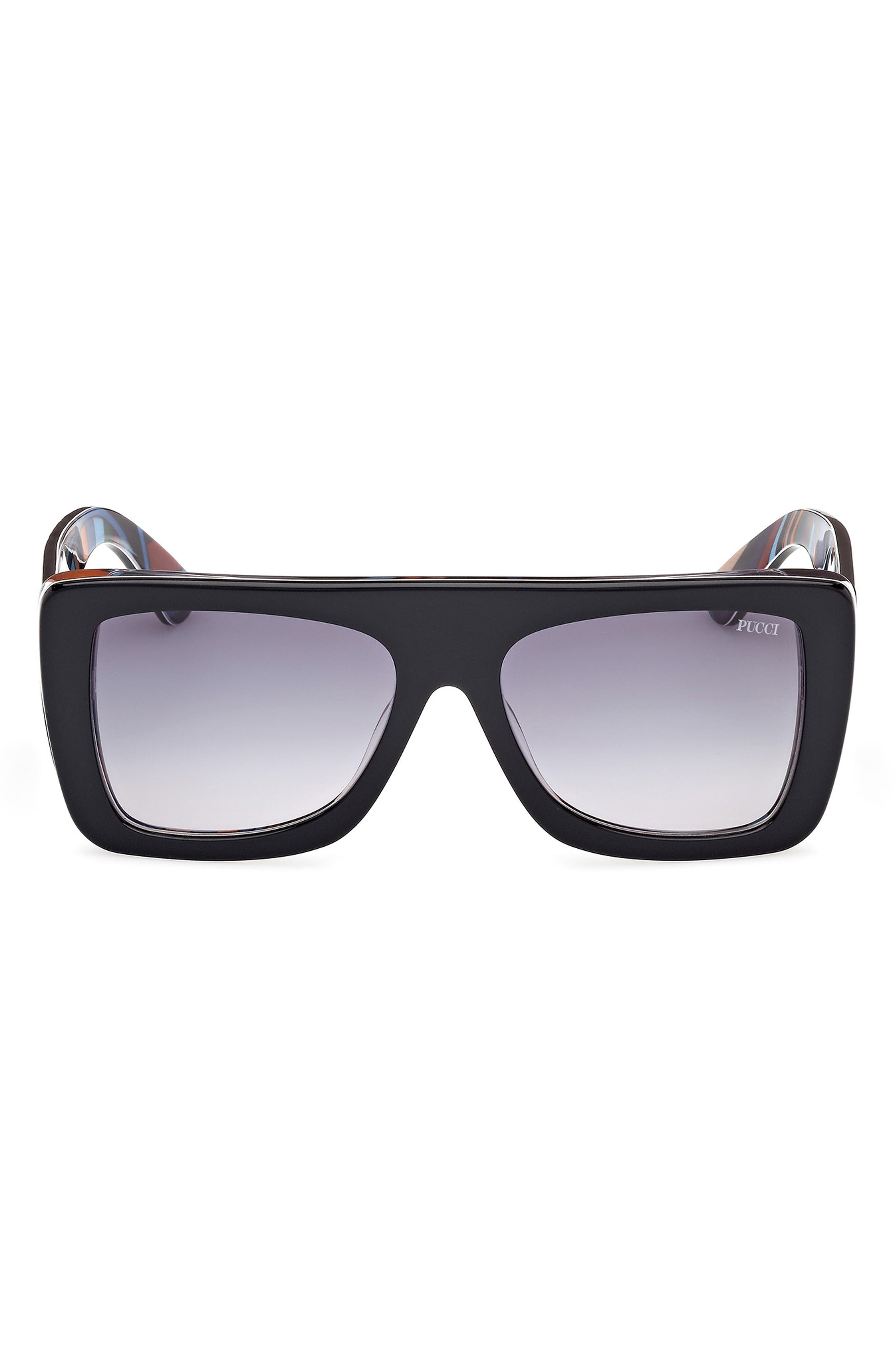 Emilio Pucci 56mm Square Sunglasses