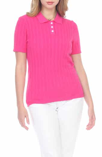 Cable Knit Polo