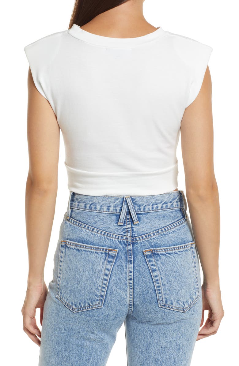 Lulus No Lies Crop T-Shirt, Alternate, color, 