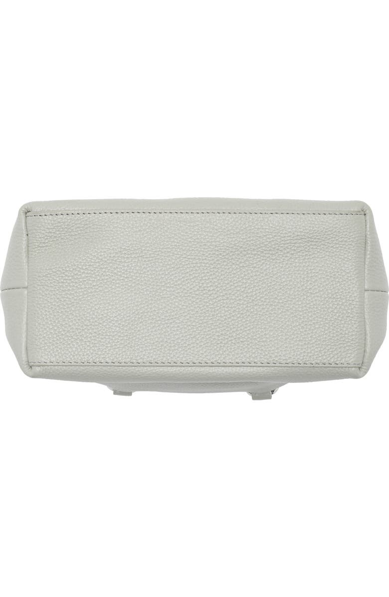 Rebecca Minkoff Micro Moto Leather Satchel, Alternate, color, Dove