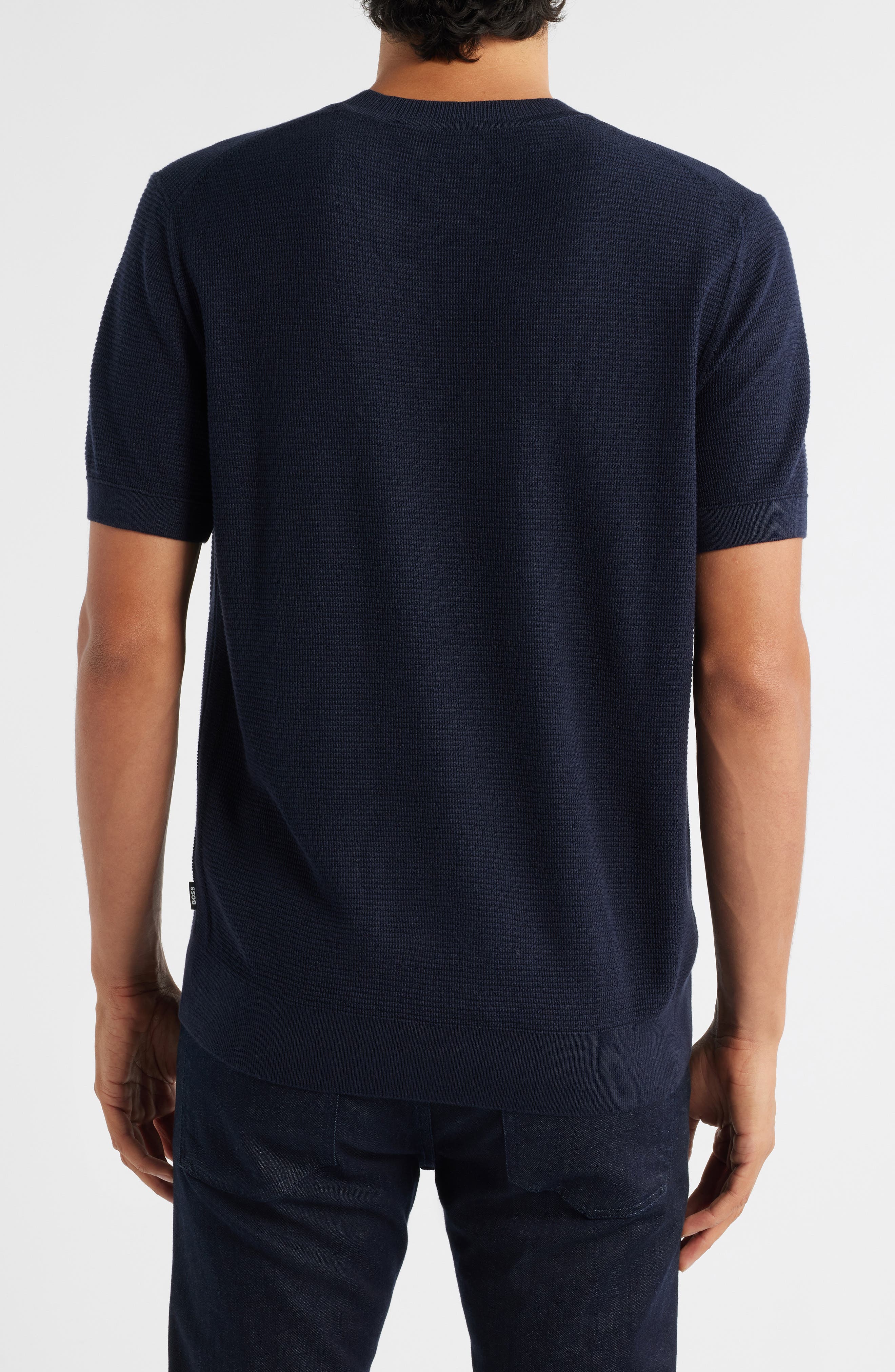 Ianni Cotton Blend Short Sleeve Sweater - image 4