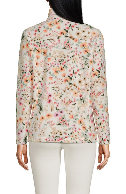 Lands' End Anyweather Fleece Full Zip Jacket In Multi