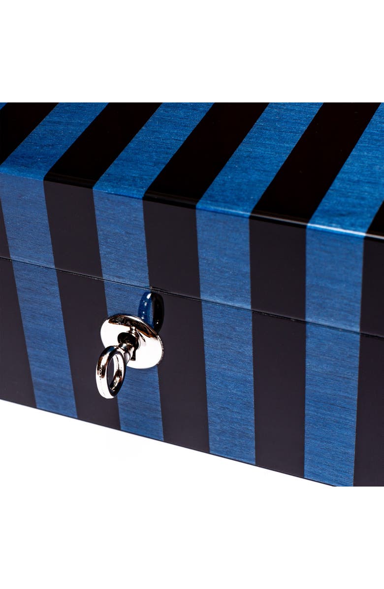 Rapport London LABYRINTH TEN WATCH BOX, Alternate, color, Blue