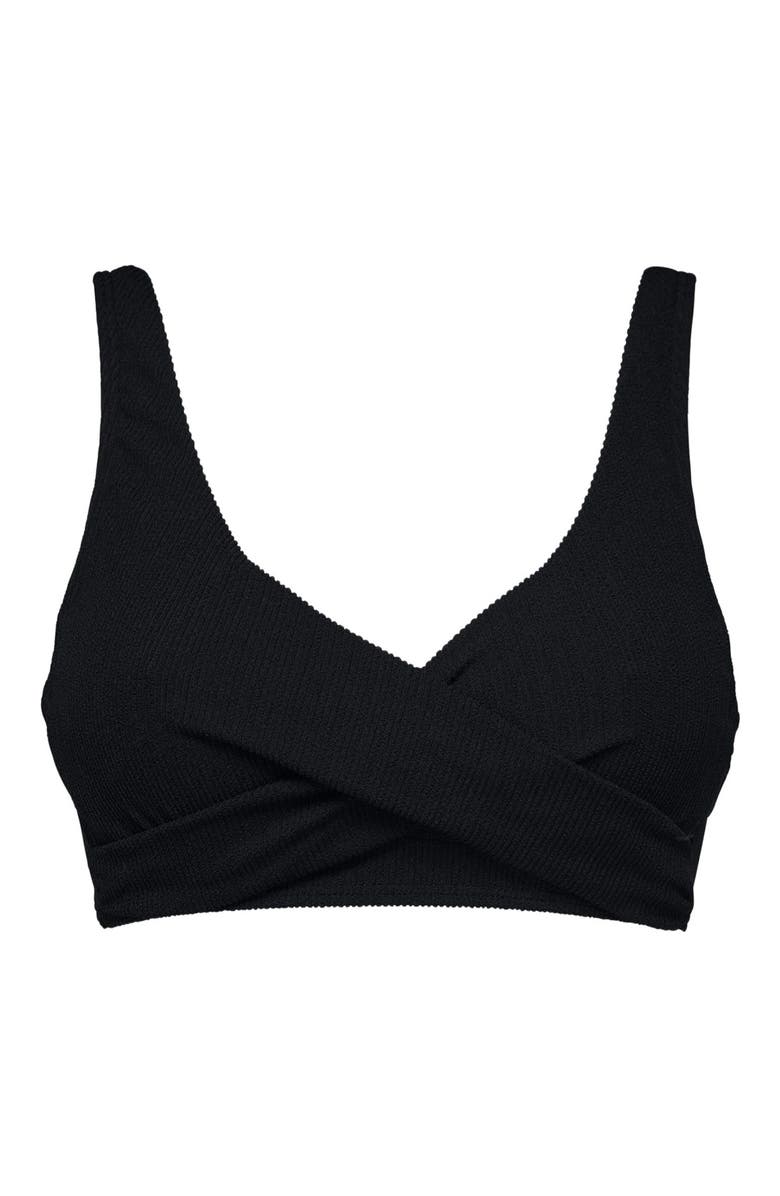 Pacifica by Sunsets Mirabella Bikini Swimsuit Top - F Cup, Alternate, color, Black Pacifica