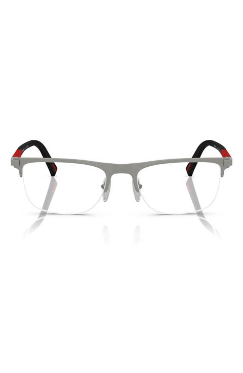 53mm Semi Rimless Pillow Optical Glasses