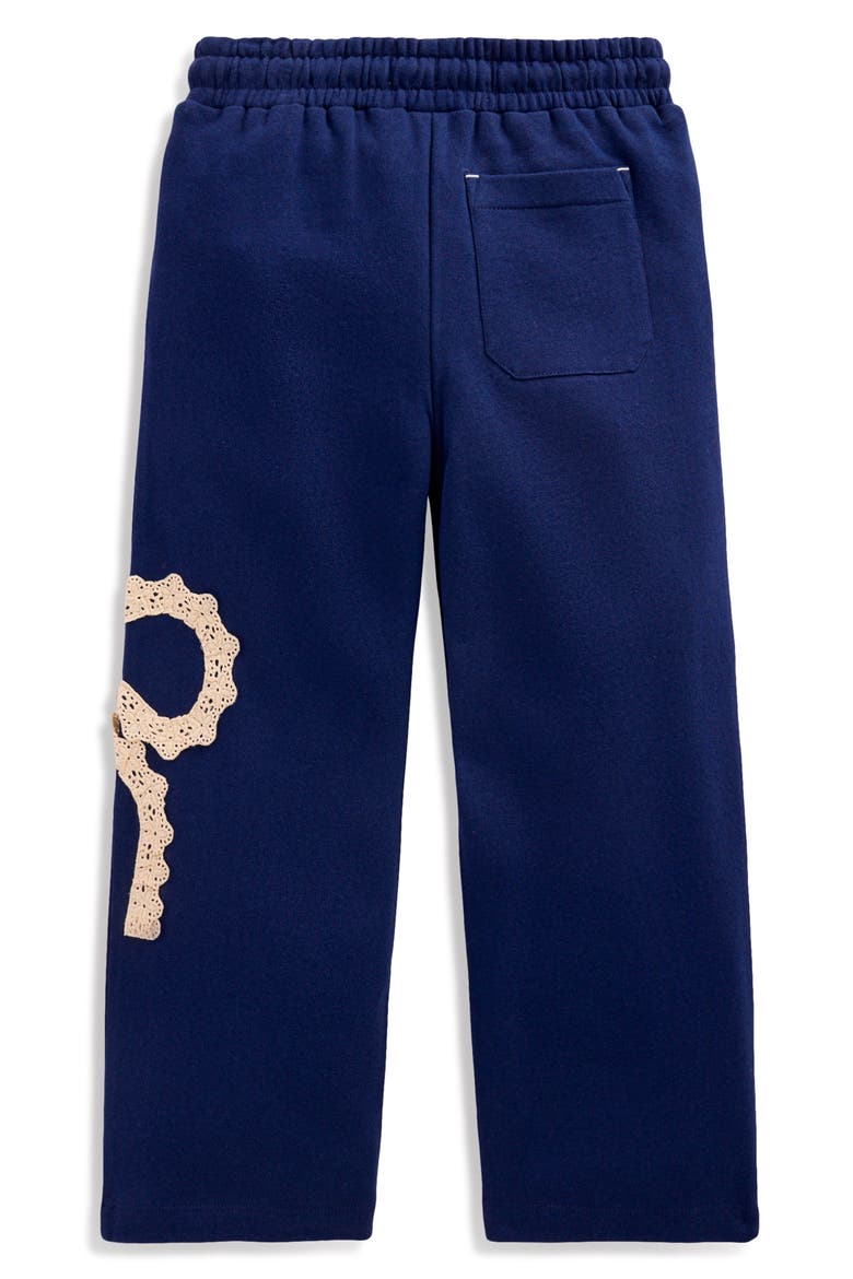Kids' Bobbie Appliqué Jogger, Alternate, color, NAVY BOW