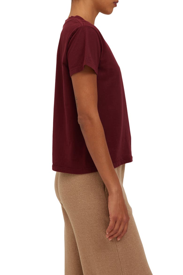 The Must Have V-Neck T-Shirt, Alternate, color, DARK CHERRY