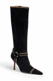 Whipstitch Knee High Boot