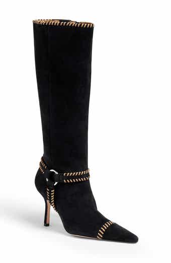 Whipstitch Knee High Boot