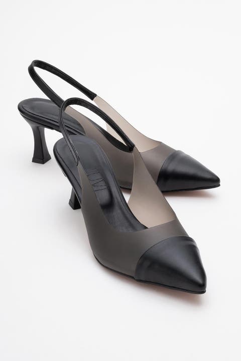 Moore Transparent Pointed Toe Pump (Women)