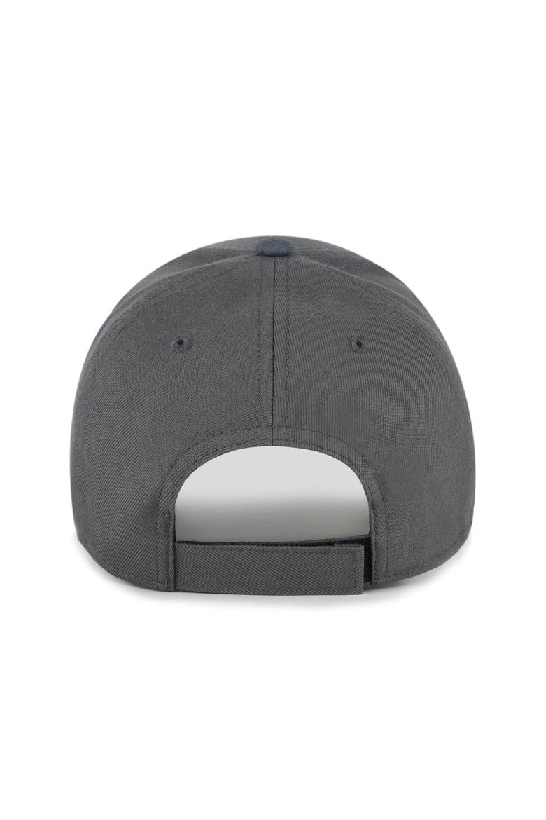 Men's '47 Charcoal Tampa Bay Buccaneers Split Block MVP Adjustable Hat, Alternate, color, Charcoal