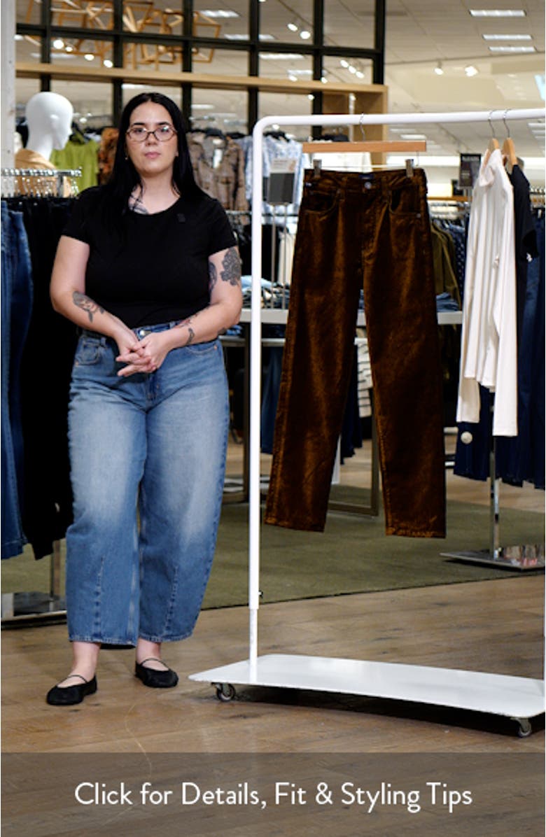 Delfina High Waist Straight Leg Jeans, sales video thumbnail
