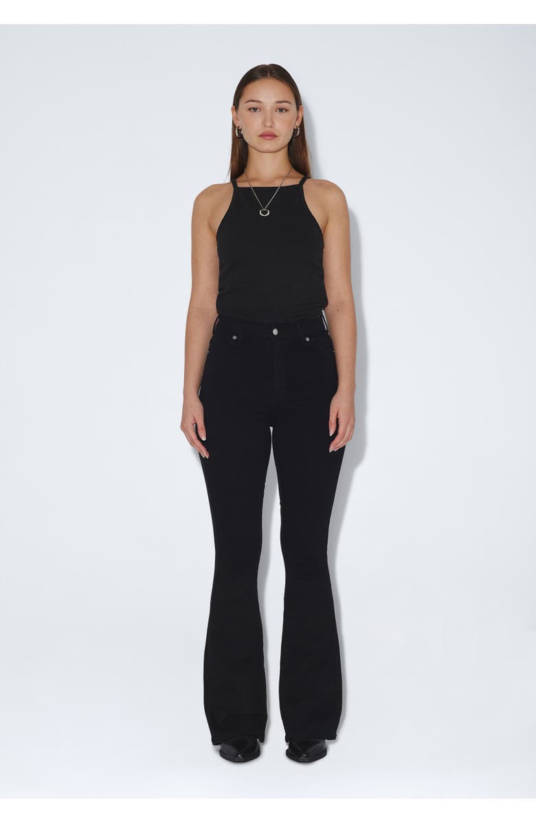 Dr. Denim Moxy High Flare Jeans, Alternate, color, Black