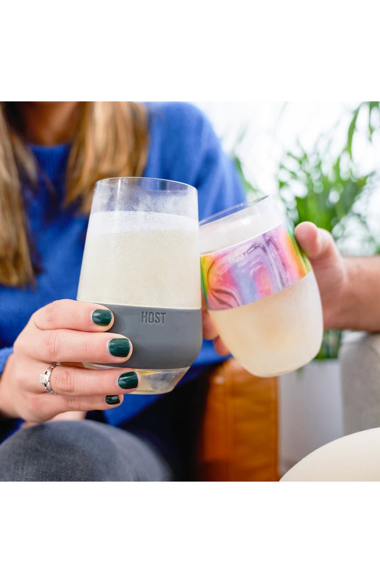 HOST Wine FREEZE XL Cooling Cup Set of 2, Alternate, color, Gray