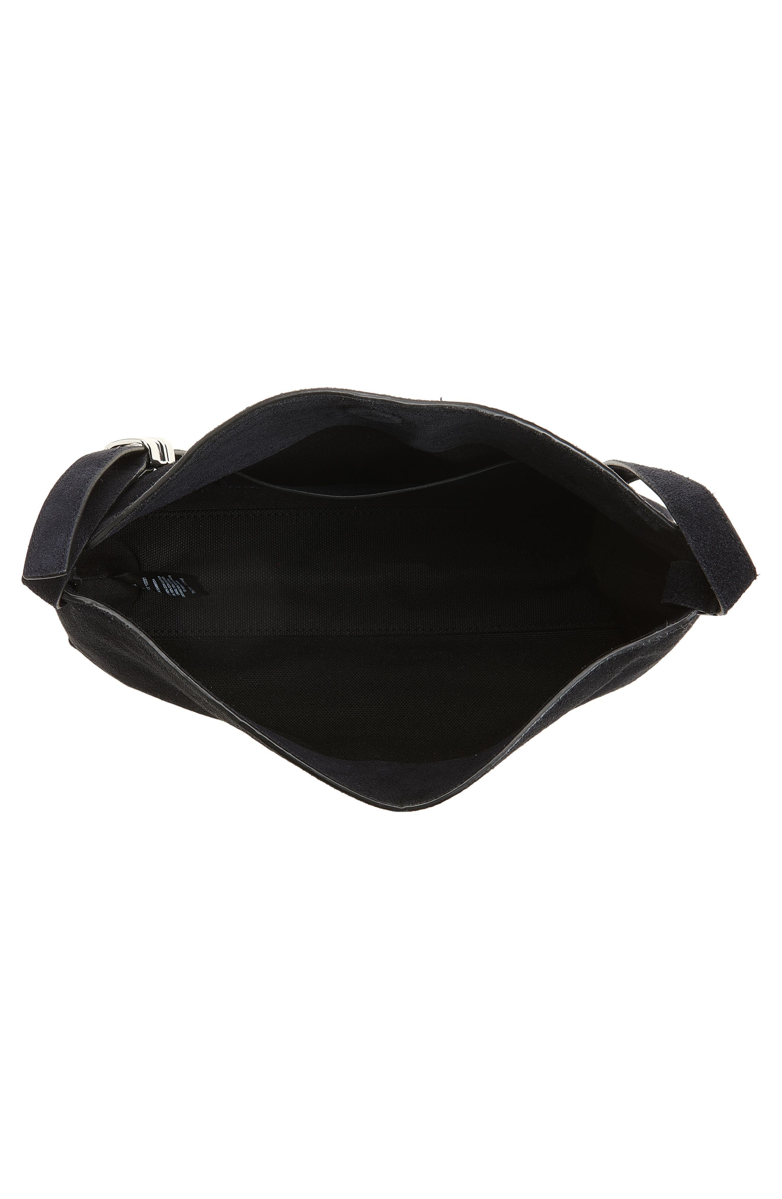 Madewell The Date Night Suede Shoulder Bag, Alternate, color, Juniper Berry