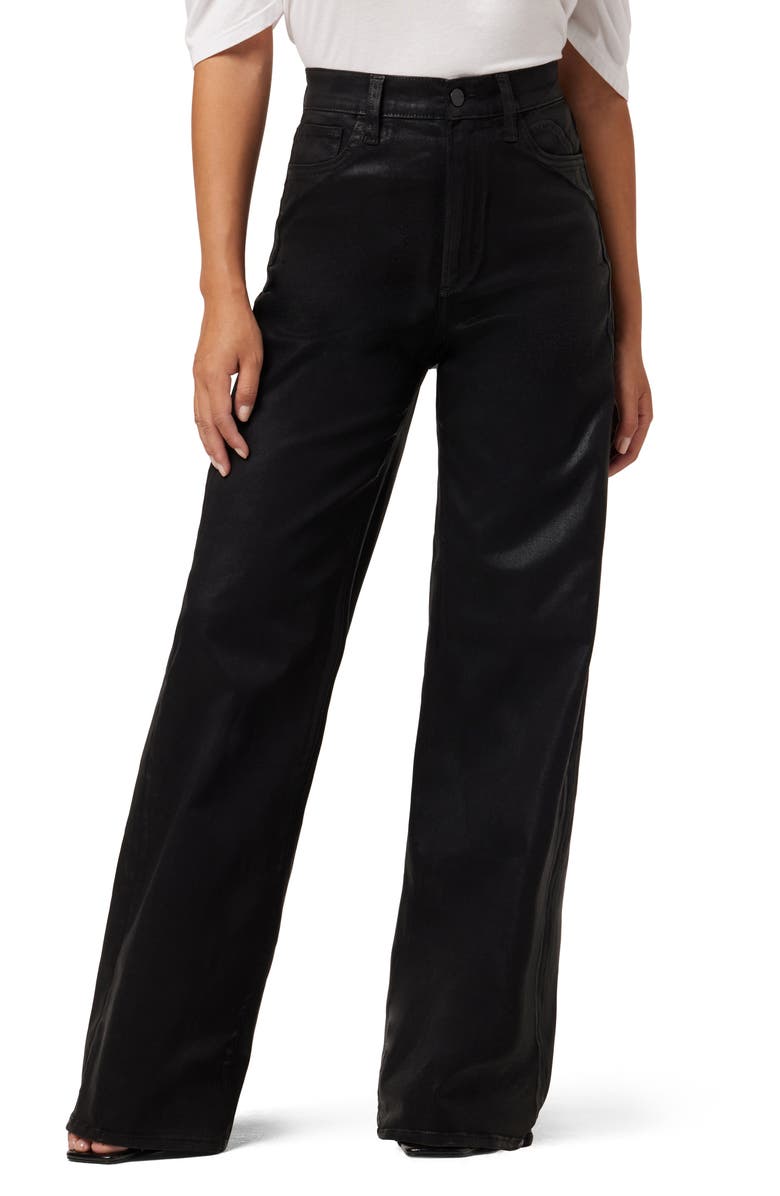 Joe's The Mia Coated High Waist Wide Leg Jeans, Main, color, 
