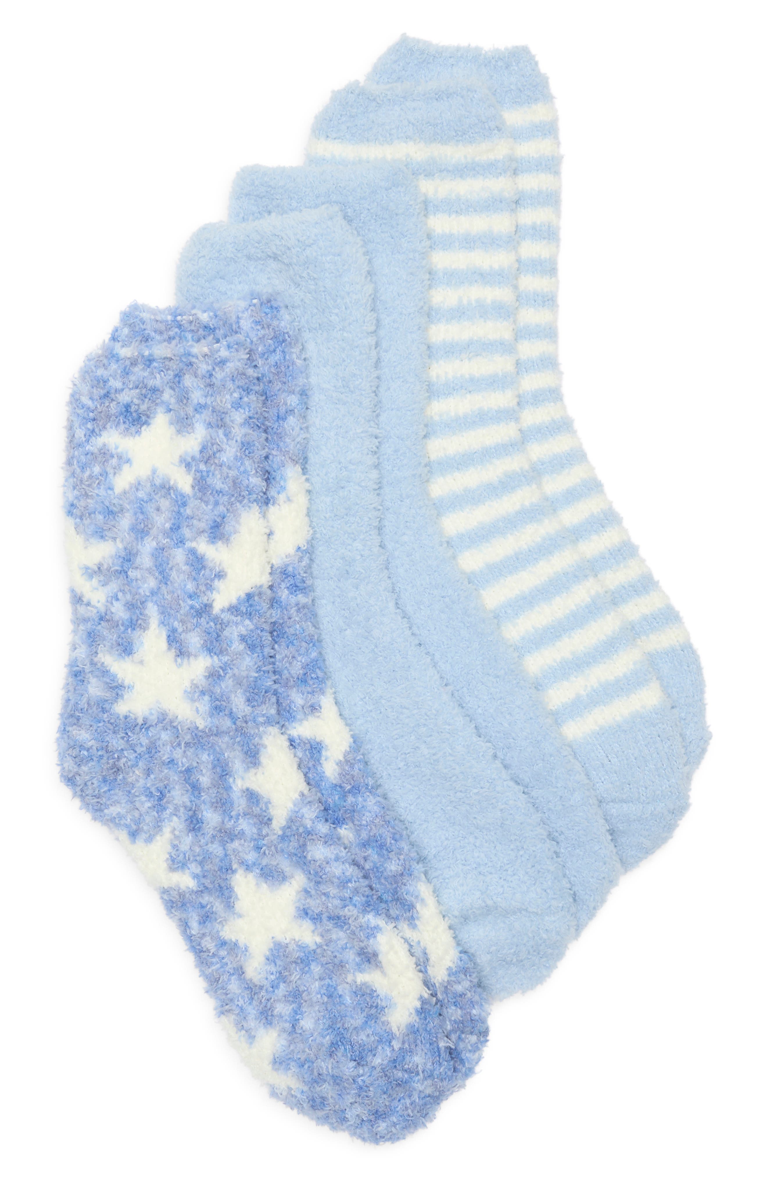 Honeydew 3-Pack Snuggle Star Crew Socks
