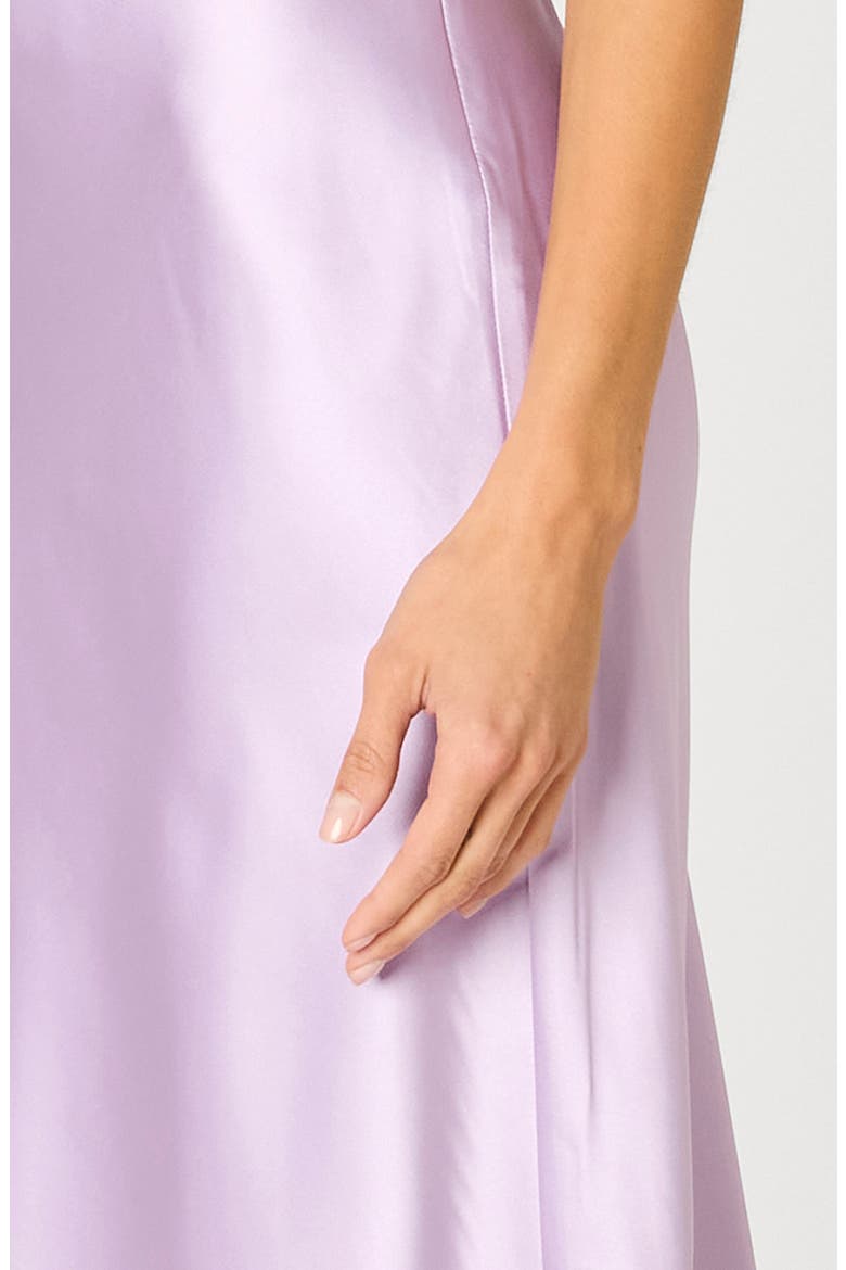 Camille Satin Midi Slipdress, Alternate, color, LILAC