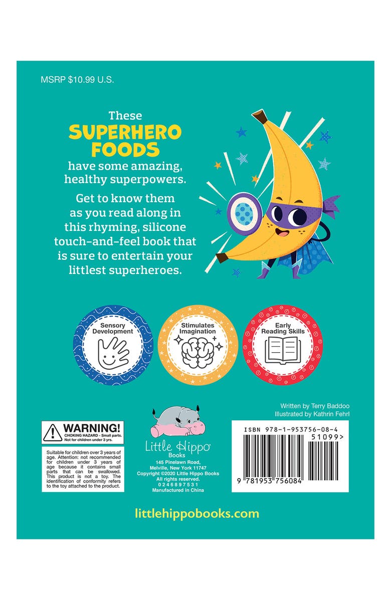 LITTLE HIPPO BOOKS Superhero Foods, Alternate, color,