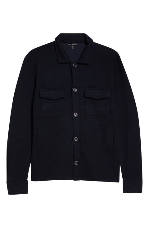 Mezner Wool and Cotton Shirt Jacket