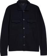 Robert Barakett Mezner Wool and Cotton Shirt Jacket