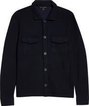 Robert Barakett Mezner Wool and Cotton Shirt Jacket