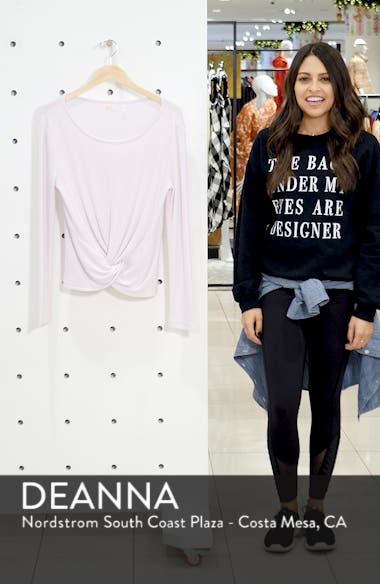 Zella Knot a Chance Top (Women) | Nordstromrack
