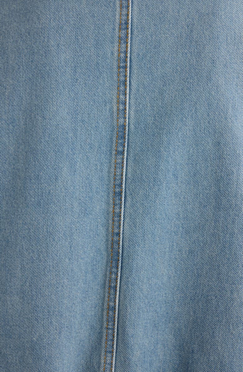 Dries Van Noten Vesto Bubble Hem Denim Jacket, Alternate, color, Denim