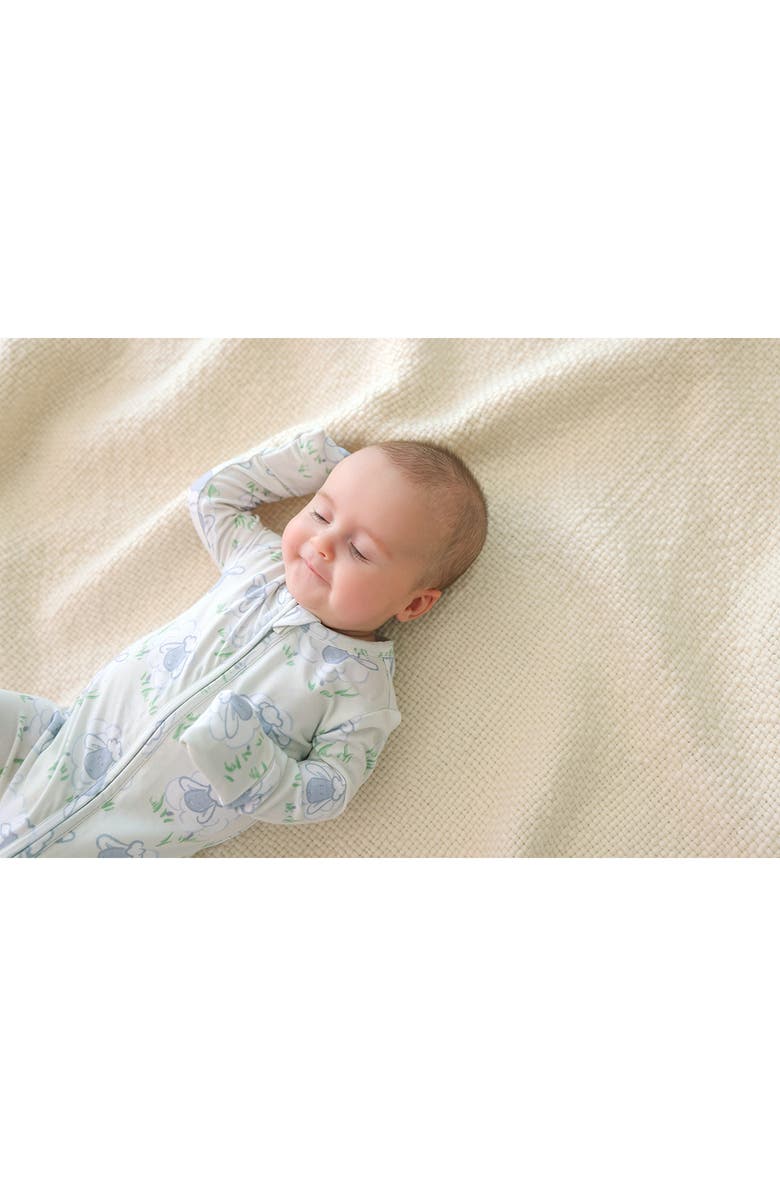 Posh Peanut Paul Convertible Zip Footie, Alternate, color, Green