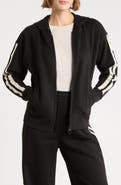 DKNY Textured Tape Drawcord Zip Hoodie