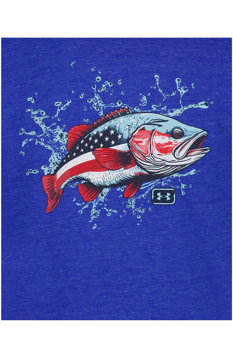 Under Armour Kids' Freedom Bass Graphic T-Shirt, Alternate, color, Team Royal