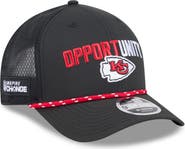 New Era Men's New Era Black Kansas City Chiefs 2025 Inspire Change 9FORTY M-Crown Adjustable Hat