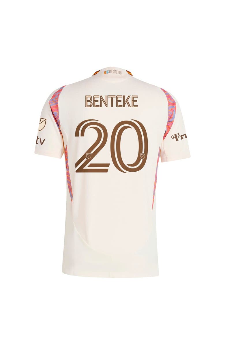 adidas Men's adidas Christian Benteke Natural D.C. United 2025 The Soul Kit Authentic Player Jersey, Alternate, color,