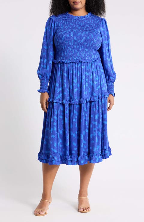 Darya Smocked Midi Dress