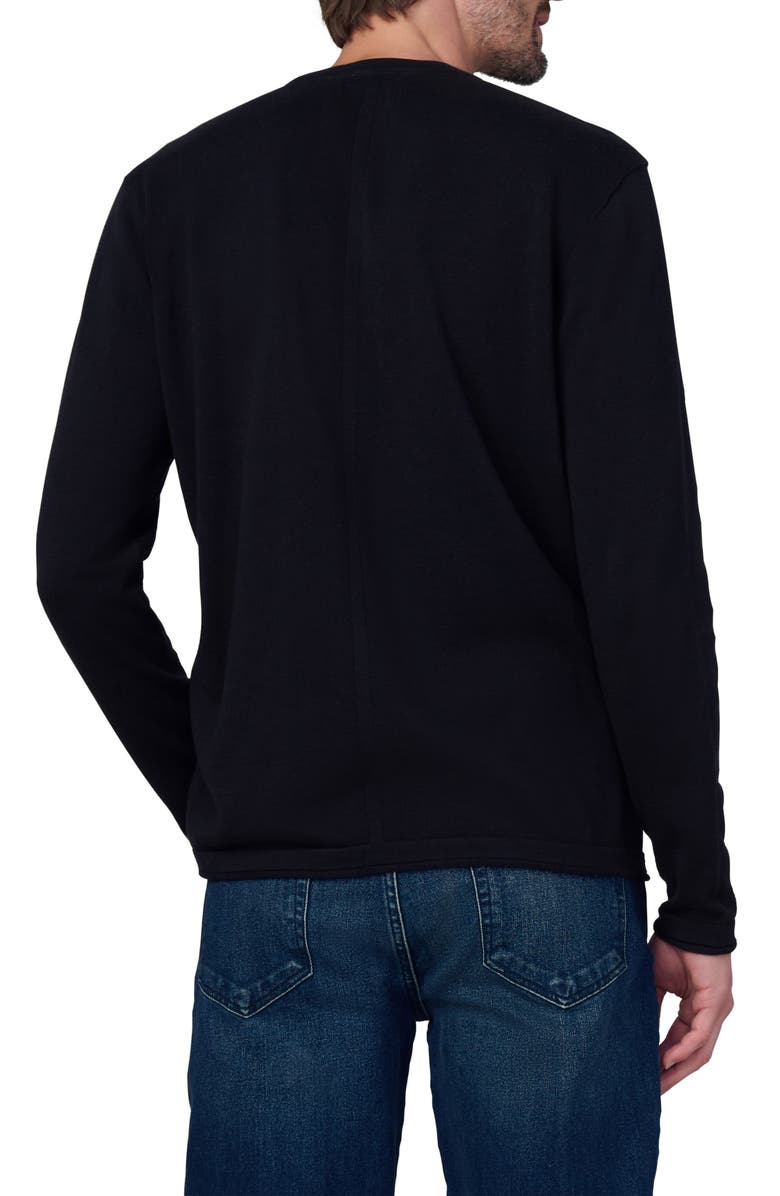 Joe's Cotton Crewneck Sweater, Alternate, color, Black