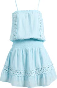 Elan Smocked Cover-Up Dress
