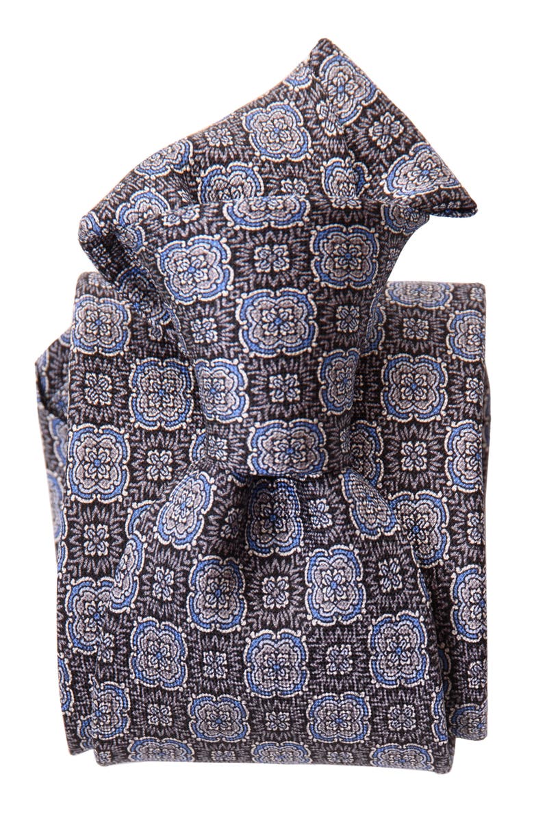 Elizabetta Veneto - Extra Long Printed Silk Tie for Men, Alternate, color, 